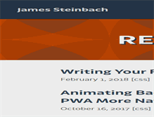 Tablet Screenshot of jdsteinbach.com